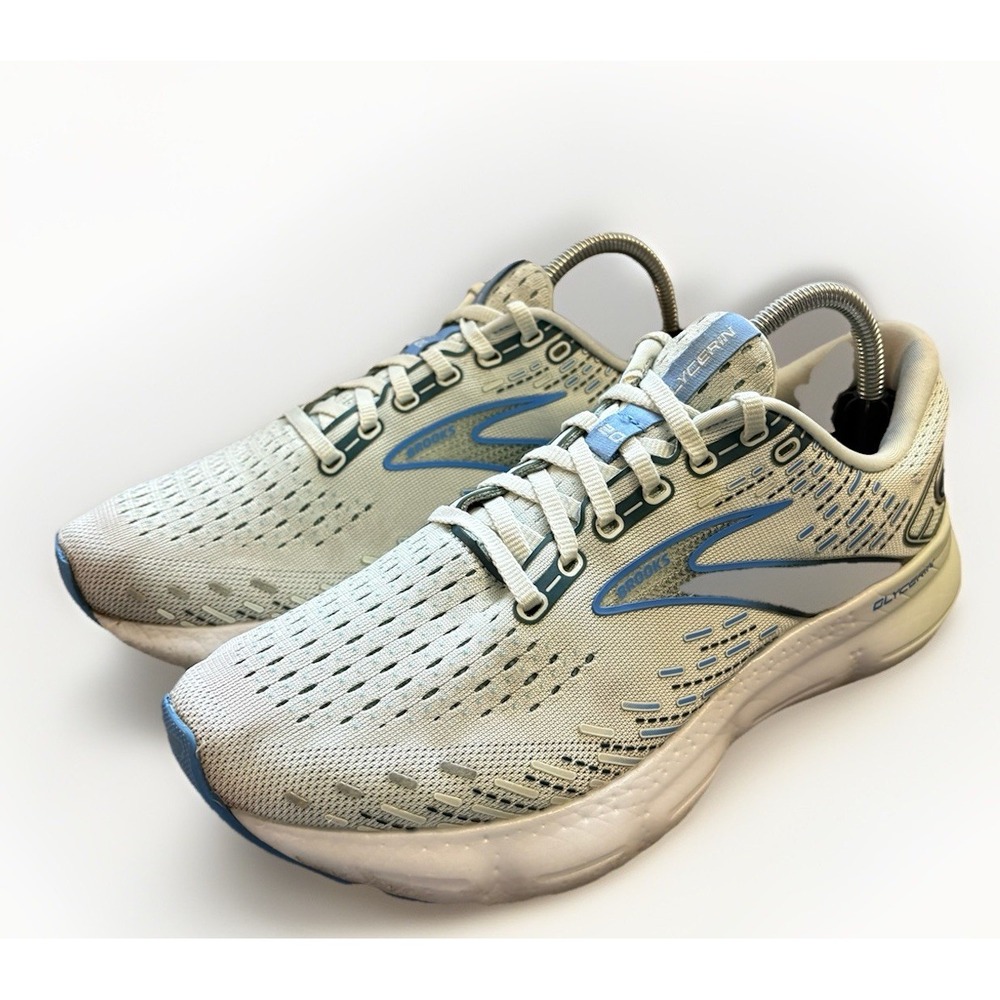 Brooks Glycerin 20 Womens 10 Blue Glass Marina Running‎ Shoe Athletic Sneakers